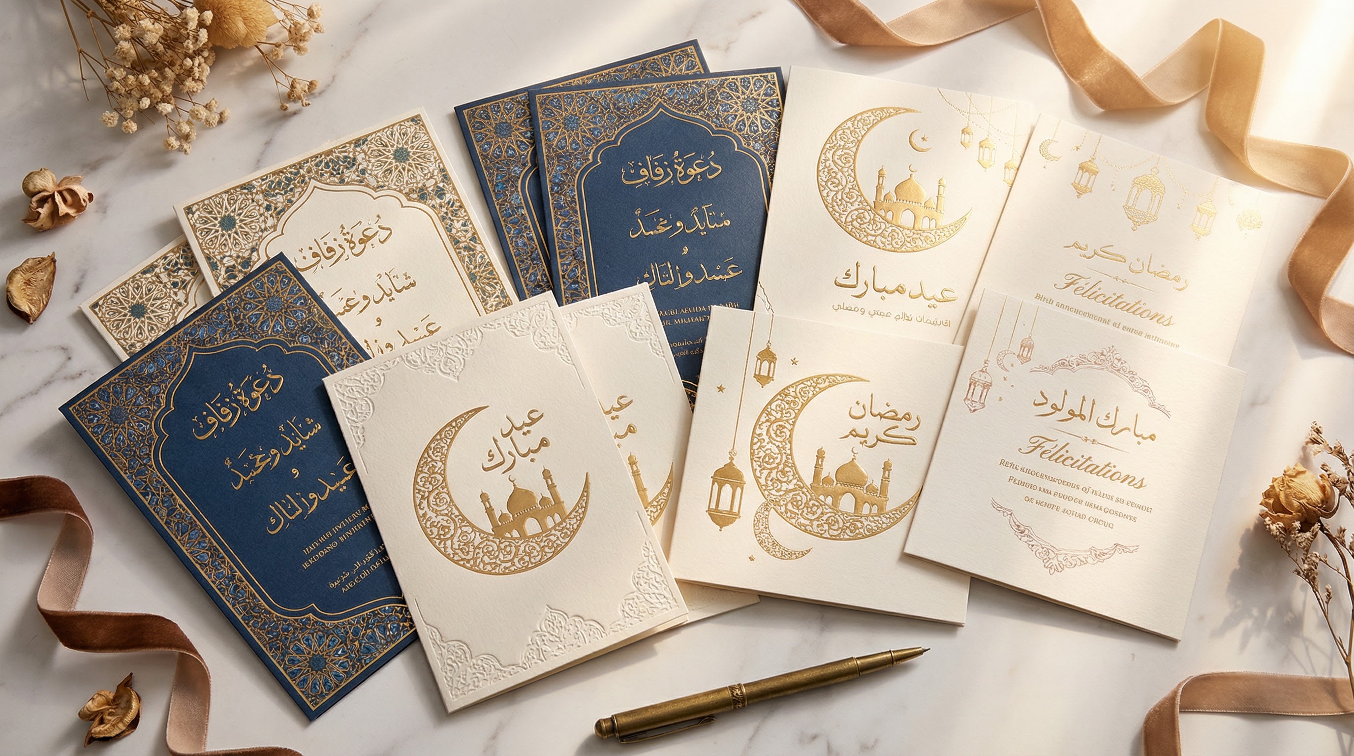 بطاقات التهاني والدعوات